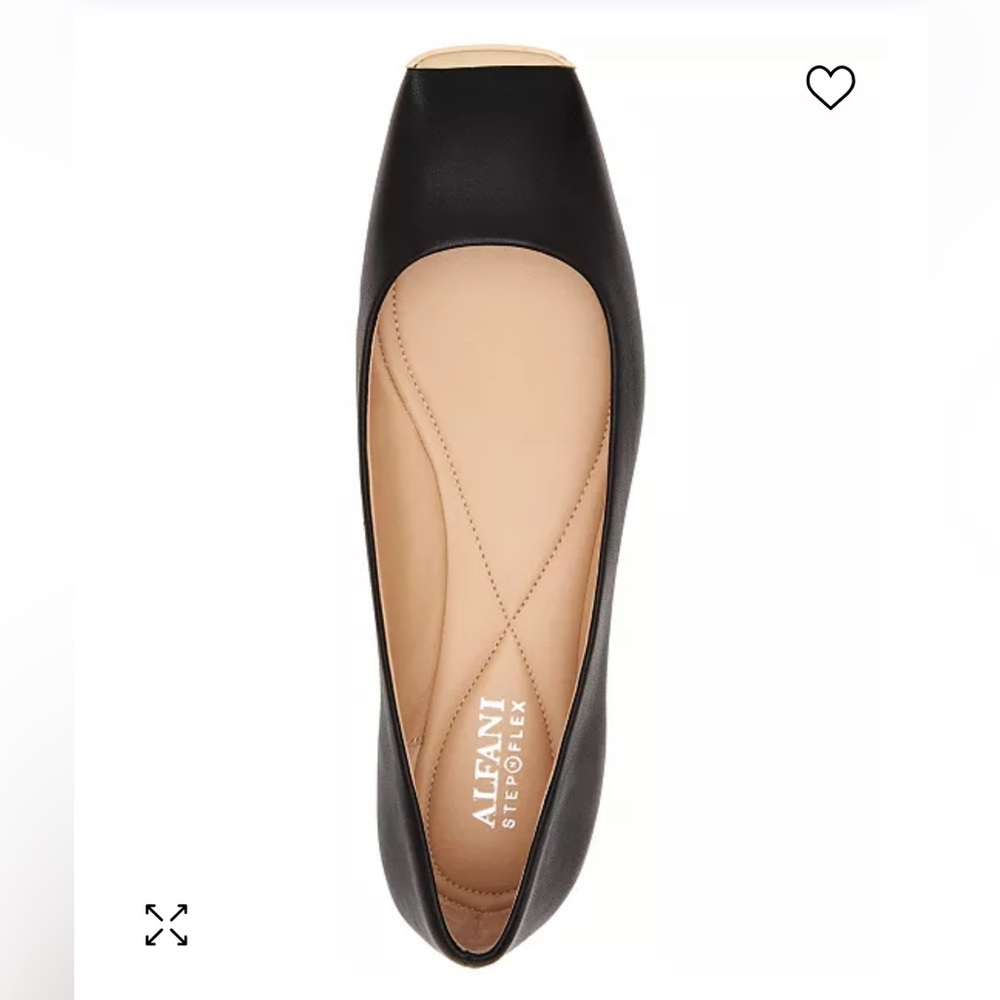 Square Toe Dress Flats
